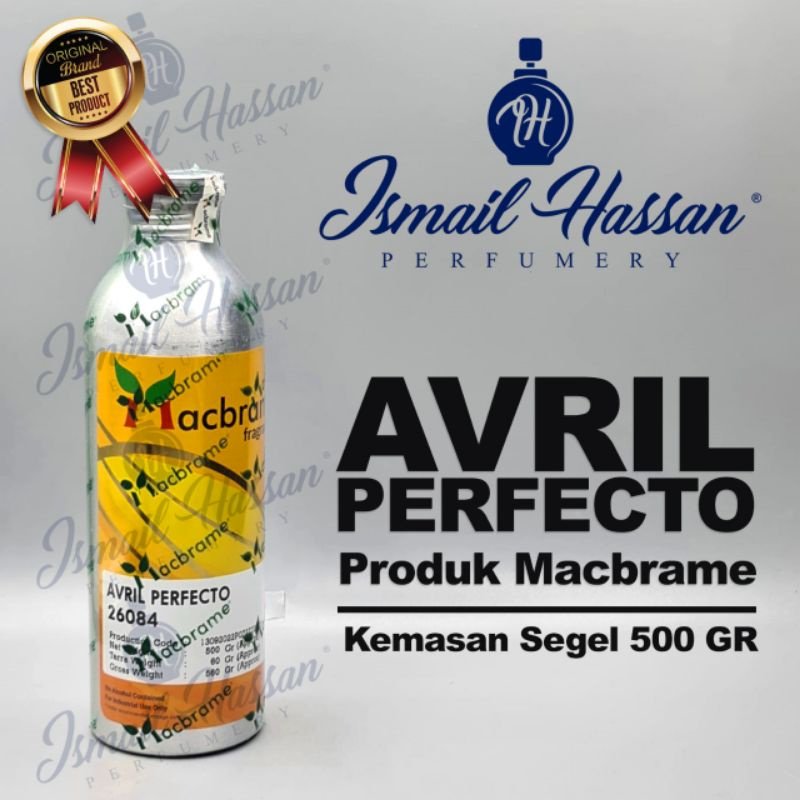 Bibit Biang Parfum Avril Perfecto Produk MACBRAME Packing Segel 500Gr