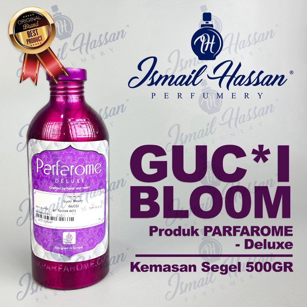 Bibit Biang Parfum DELUX Guci Bloom Produk PARFAROME Packing Segel 500Gr