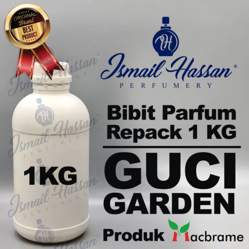 Bibit Biang Parfum Repack Guci Garden Original Produk MACBRAME Packing Botol Plastik 1Kg