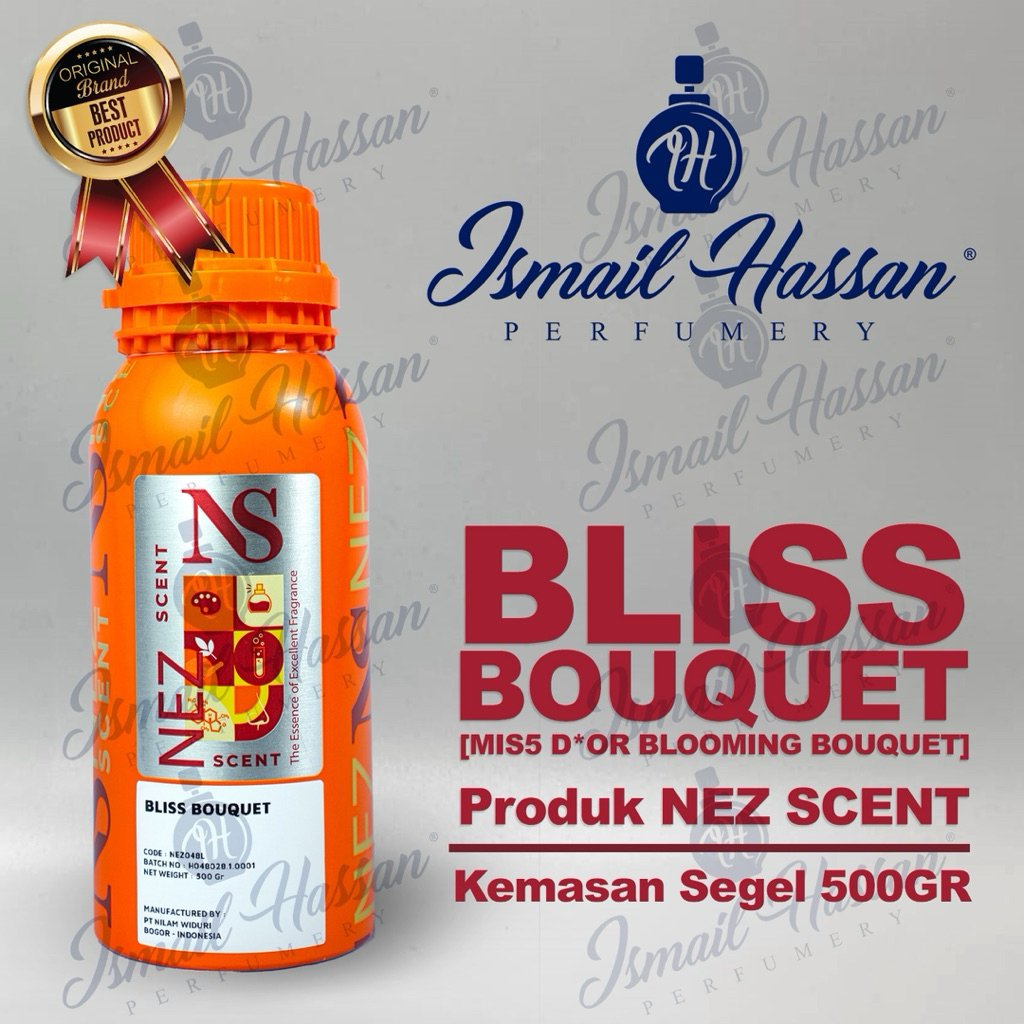 Bibit Biang Parfum Bliss Bouquet Miss Dor Blooming Produk Nez Scent Packing Segel 500Gr
