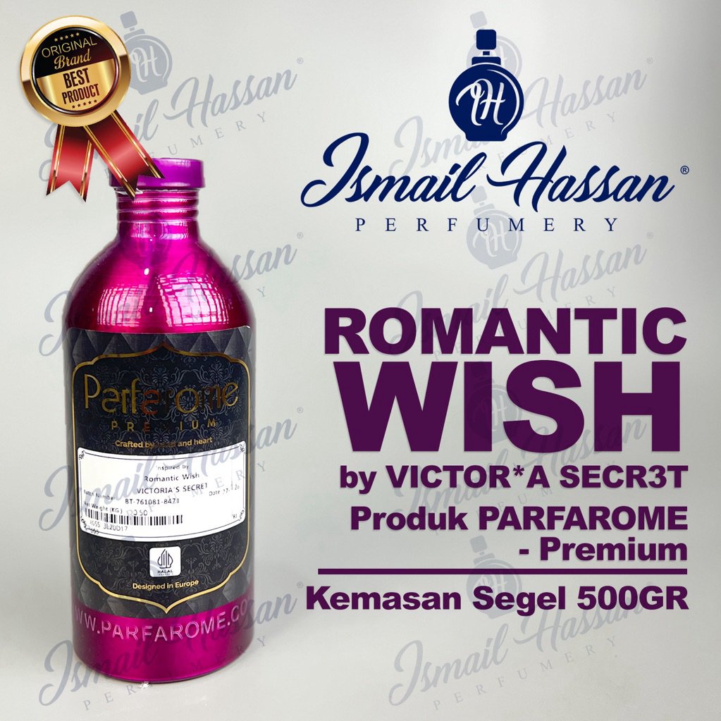 Bibit Biang Parfum PREMIUM Roman Wish Produk PARFAROME Packing Segel 500Gr