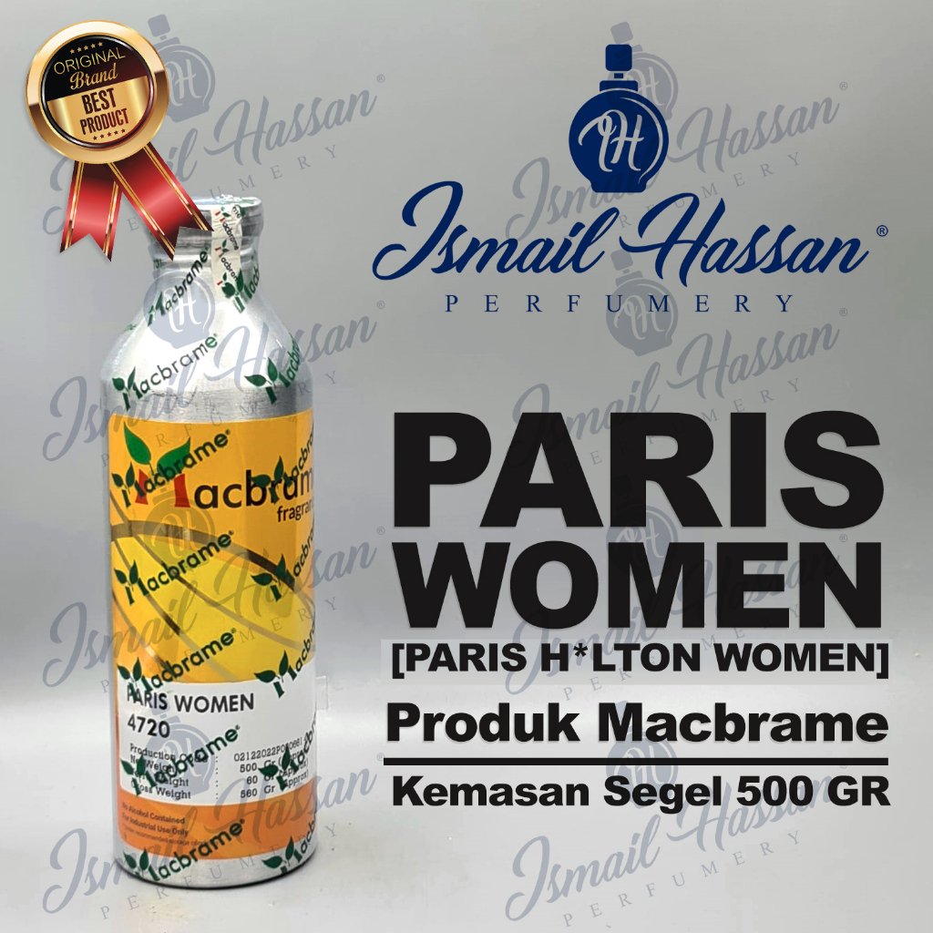 Bibit Biang Parfum Paris Women Produk MACBRAME Packing Segel 500Gr