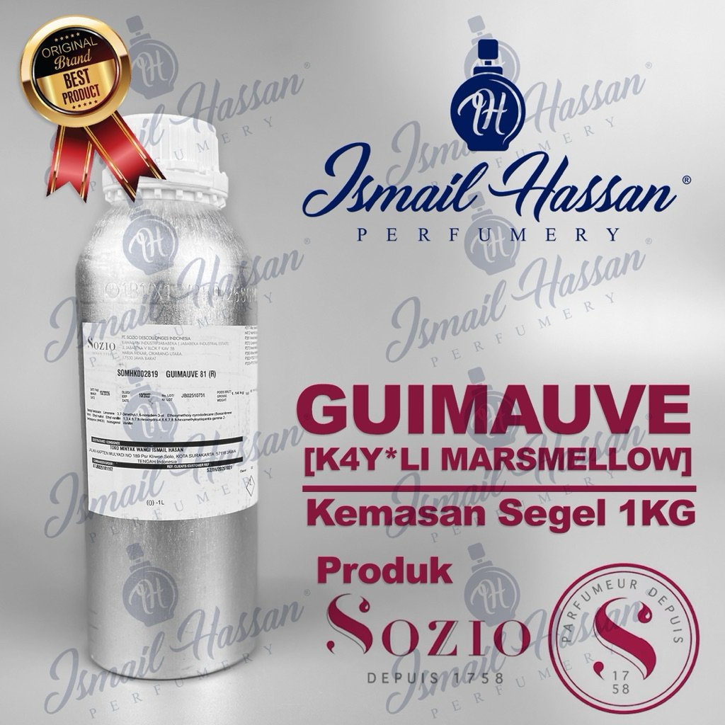 Bibit Biang Parfum Guimauve Marsmellow K4yali Produk SOZIO Packing Segel 1Kg