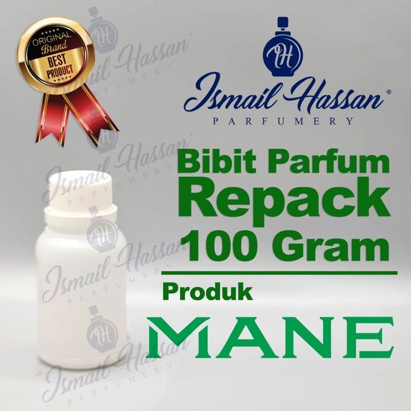 Bibit Biang Parfum REPACK Original Produk MANE Packing Botol Plastik 100Gr.