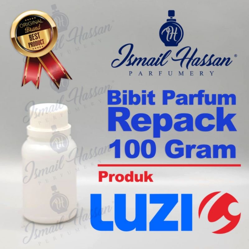 Bibit Biang Parfum Repack Murni Original Produk LUZI Packing Botol Plastik 100Gr