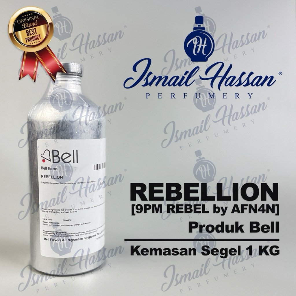 Bibit Biang Parfum Rebellion Rebel 9PM Produk BELL Packing Segel 1Kg