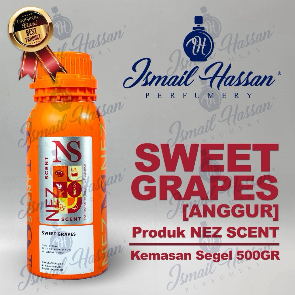 Bibit Biang Parfum Sweet Grape Anggur Produk NEZ SCENT Packing Segel 500Gr