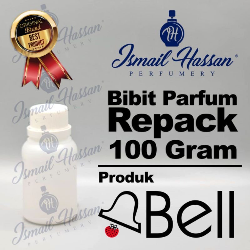 Bibit Biang Parfum Repack Murni Original Produk BELL Packing Botol Plastik 100Gr