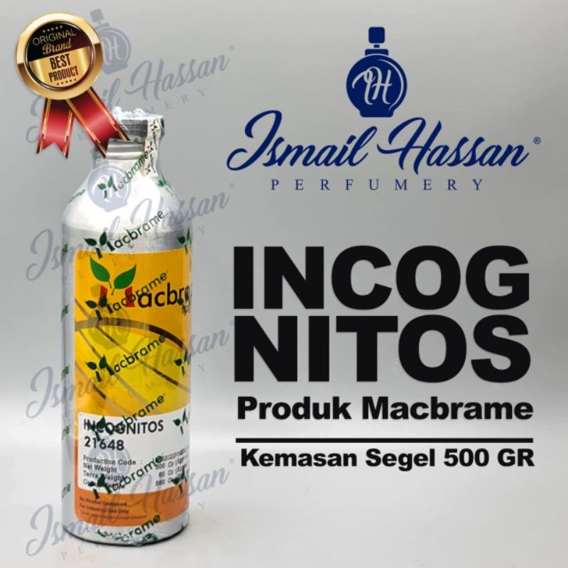 Bibit Biang Parfum Incognitos Produk MACBRAME Packing Segel 500Gr